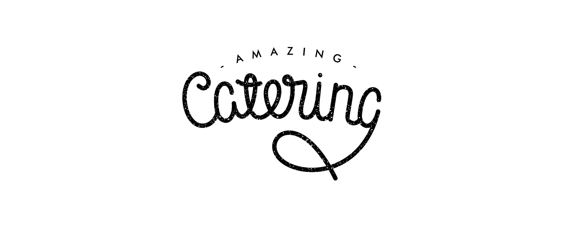 Amazing-catering-white-style-lettering-logotype