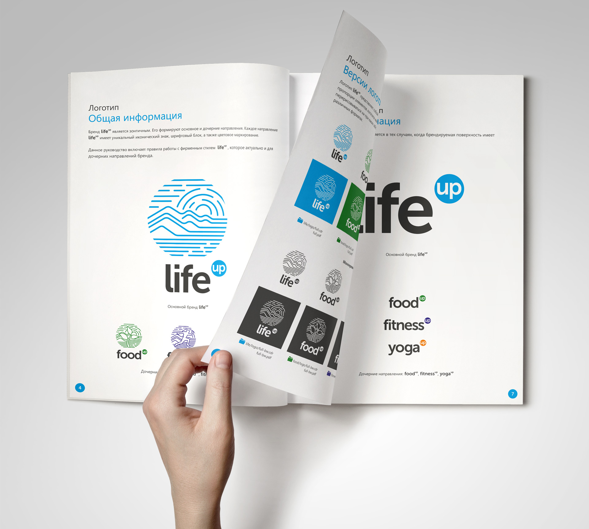 LifeUp-разработка-логобука-компании